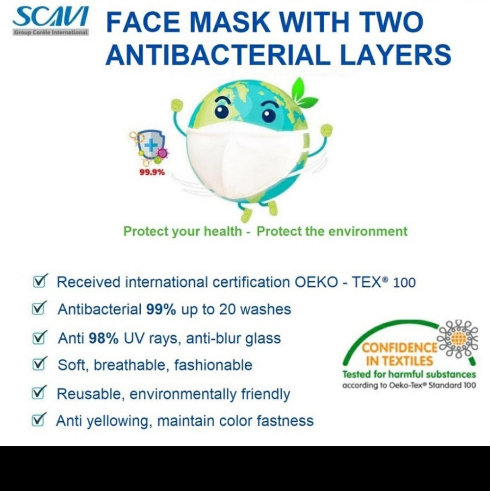 HOST PICK - Set of 5 colors Washable Cloth Mask - Picture 11 of 12